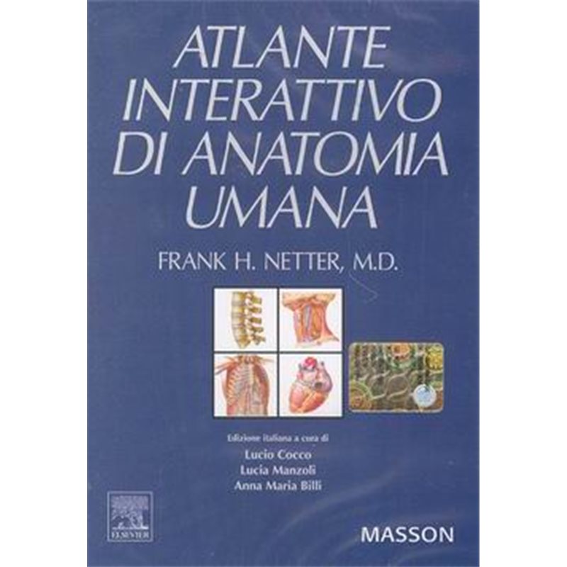 ATLANTE INTERATTIVO DI ANATOMIA UMANA - Versione Interattiva CD Rom Win-Mac